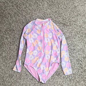 Juniors' Size XL (14-16) Swimsuit - long sleeve rash guard SUMMER CLOSEOUT